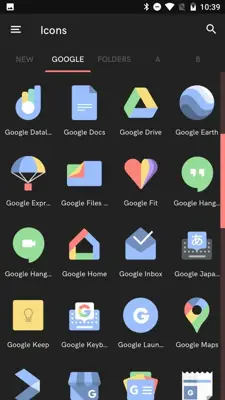 Delta - Icon Pack android App screenshot 2